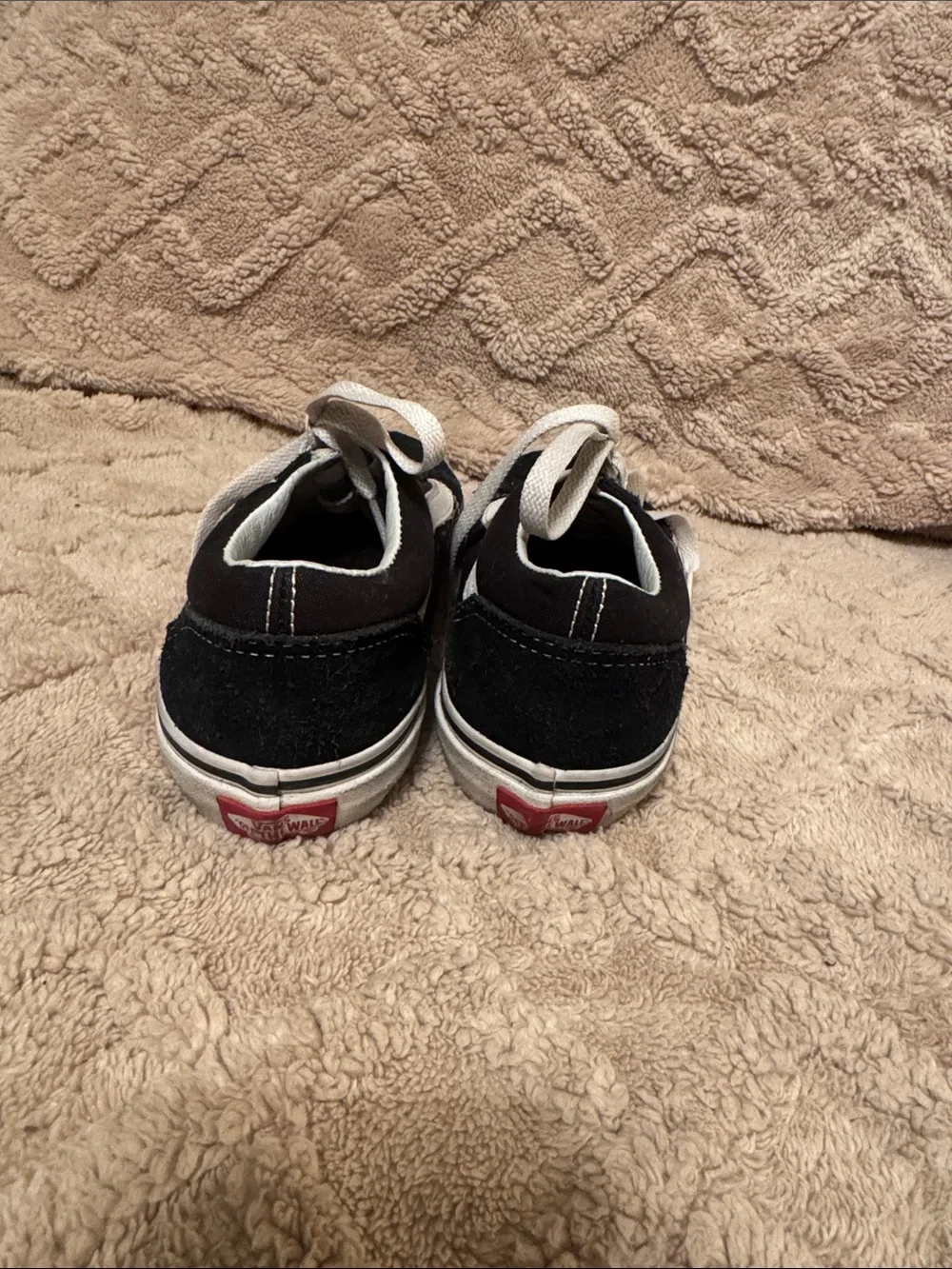 Vans Kids Black and White Old Skool Sneakers
